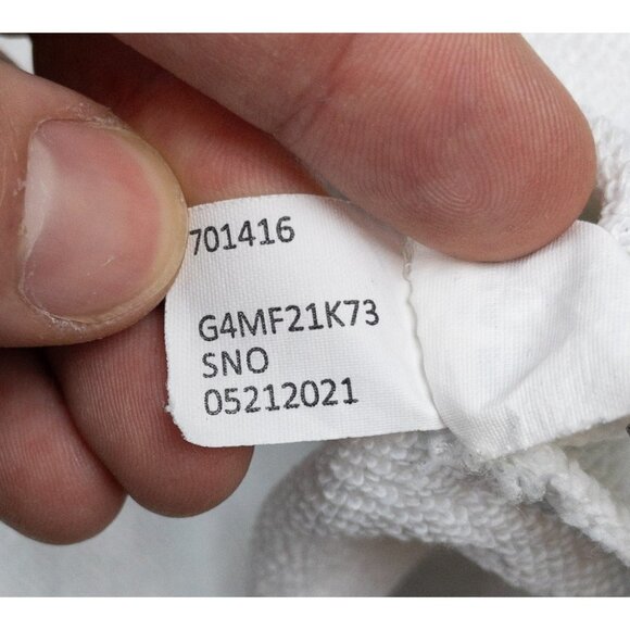 G/Fore Skull Logo Hoodie Men's Medium Full Zip White Golf Activewear Sweatshirt - Picture 8 of 14